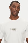 Jack & Jones Originals Jorsplit Logo Baskılı % 100 Pamuk Regular Fit Bisiklet Yaka Erkek T Shirt 12273182 BEYAZ
