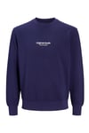 Jack & Jones Originals Jorvesterbro Bisiklet Yaka Relaxed Fit Erkek Sweat 12241694 Civit