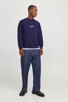 Jack & Jones Originals Jorvesterbro Bisiklet Yaka Relaxed Fit Erkek Sweat 12241694 Civit
