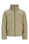 Jack & Jones Originals Jorvesterbro Dik Yaka Kapitoneli Şişme Erkek Mont 12267055 TAŞ