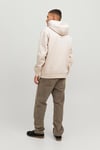 Jack & Jones Originals Jorvesterbro Pamuklu Kapüşonlu Relaxed Fit Erkek Sweat 12241687 TAŞ