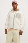 Jack & Jones Originals Jorvesterbro Regular Fit Dik Yaka Peluş Erkek Mont 12260450 KREM