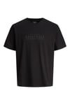 Jack & Jones Originals Logolu Pamuklu Regular Fit Bisiklet Yaka Erkek T Shirt 12290315 SİYAH