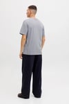 Jack & Jones Originals Logolu Pamuklu Regular Fit Bisiklet Yaka Erkek T Shirt 12290856 GRİ