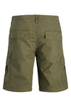 Jack & Jones Pants Studio Jpstcole Pamuklu Relaxed Fit Kargo Erkek Short 12274389 Olive
