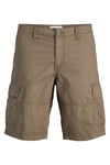 Jack & Jones Pants Studio Jpstcole Pamuklu Relaxed Fit Kargo Erkek Short 12274389 VİZON