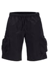 Jack & Jones Pants Studio Jpstcole Relaxed Fit Kargo Erkek Short 12269386 SİYAH