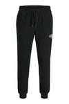 Jack & Jones Pants Studio Jpstgordon Pamuk Karışım Slim Fit Erkek Eşofman Altı 12279104 SİYAH
