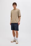 Jack & Jones Pants Studio Jpstjaıden Keten Karışımlı Relaxed Fit Normal Bel Erkek Short 12274968 LACİVERT