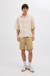 Jack & Jones Pants Studio Jpstjaıden Relaxed Fit Normal Bel Erkek Short 12274983 BEJ-BEJ