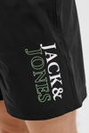 Jack & Jones Pants Studio Jpstmaui Regular Fit Logolu Bağlamalı Erkek Mayo Short 12272799 SİYAH