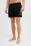 Jack & Jones Pants Studio Jpstmaui Regular Fit Logolu Bağlamalı Erkek Mayo Short 12272799 SİYAH