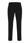 Jack & Jones Pants Studio Pamuklu Tapered Fit Düz Paça Erkek Pantolon 12282533 SİYAH
