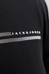 Jack & Jones Plus Büyük Beden Pamuklu Regular Fit Bisiklet Yaka Erkek T Shirt 12297257 SİYAH