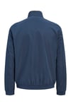 Jack & Jones Plus Jjerush Büyük Beden Su Geçirmez Regular Fit Dik Yaka Erkek Mont 12231718 LACİVERT