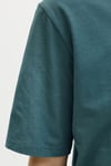Jack & Jones Plus Jjgrayson Pamuklu Regular Fit Baskılı Bisiklet Yaka Erkek T Shirt 12294514 YEŞİL