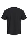 Jack & Jones Plus Jprblaneo % 100 Pamuk Normal Kesim Baskılı Bisiklet Yaka Erkek T Shirt 12298342 SİYAH
