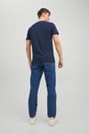 Jack & Jones Premium % 100 Pamuk Regular Fit Bisiklet Yaka Erkek T Shirt 12217167 LACİVERT