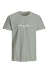 Jack & Jones Premium Jprblaharris % 100 Pamuk Regular Fit Logolu Erkek T Shirt 12276646 AÇIK YEŞİL