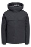 Jack & Jones Premium Jprblawave Suya Dayanıklı Regular Fit Kapüşonlu Erkek Mont 12259457 KOYU LACIVERT