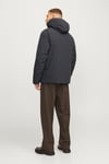 Jack & Jones Premium Jprblawave Suya Dayanıklı Regular Fit Kapüşonlu Erkek Mont 12259457 KOYU LACIVERT