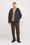 Jack & Jones Premium Jprblawave Suya Dayanıklı Regular Fit Kapüşonlu Erkek Mont 12259457 KOYU LACIVERT