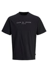 Jack & Jones Premium Jprccjayson % 100 Pamuk Regular Fit Bisiklet Yaka Erkek T Shirt 12275186 SİYAH