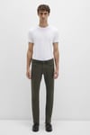 Jake Pamuklu Skinny Fit Daralan Paça Jeans Erkek Kot Pantolon 0042290685 KOYU YEŞİL