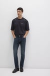 Jake Pamuklu Skinny Fit Daralan Paça Jeans Erkek Kot Pantolon 0042289339 KOYU LACIVERT