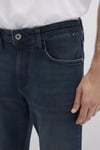 Jake Pamuklu Skinny Fit Normal Bel Dar Paça Jeans Erkek Kot Pantolon 0042290832 KOYU MAVİ