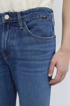 Jake Pamuklu Skinny Fit Normal Bel Dar Paça Jeans Erkek Kot Pantolon 0042290387 KOYU MAVİ