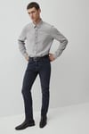 Jake Pamuklu Skinny Fit Normal Bel Dar Paça Jeans Erkek Kot Pantolon 0042289403 LACİVERT