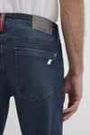 Jake Pamuklu Skinny Fit Normal Bel Dar Paça Jeans Erkek Kot Pantolon 0042290832 KOYU MAVİ