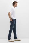 Jake Pamuklu Skinny Fit Normal Bel Dar Paça Jeans Erkek Kot Pantolon 0042290832 KOYU MAVİ