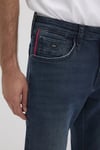 Jake Pamuklu Skinny Fit Normal Bel Dar Paça Jeans Erkek Kot Pantolon 0042290832 KOYU MAVİ