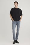 Jake Skinny Fit Normal Bel Dar Paça Jeans Erkek Kot Pantolon 0042289558 GRİ