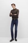 Jake Skinny Fit Normal Bel Dar Paça Jeans Erkek Kot Pantolon 0042290812 LACİVERT