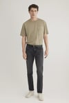 Jake Skinny Fit Normal Bel Dar Paça Jeans Erkek Kot Pantolon 0042288295 KOYU GRİ