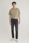 Jake Skinny Fit Normal Bel Dar Paça Jeans Erkek Kot Pantolon 0042288295 KOYU GRİ