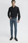 Jake Skinny Normal Bel Dar Paça Jeans Erkek Kot Pantolon 0042286546 MAVİ
