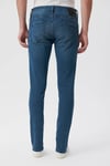 James Pamuklu Normal Bel Skinny Dar Paça Jeans Erkek Kot Pantolon 0042485186 KOYU MAVİ