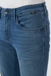 James Pamuklu Normal Bel Skinny Dar Paça Jeans Erkek Kot Pantolon 0042485186 KOYU MAVİ