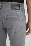 James Pamuklu Skinny Fit Normal Bel Dar Paça Jeans Erkek Kot Pantolon 0042489350 GRİ