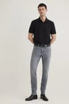 James Pamuklu Skinny Fit Normal Bel Dar Paça Jeans Erkek Kot Pantolon 0042489350 GRİ