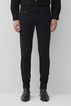 James Pamuklu Skinny Fit Normal Bel Dar Paça Jeans Erkek Kot Pantolon 0042487866 SİYAH