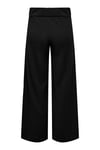 Jdy Jdygeggo Regular Fit Normal Bel Geniş Paça Kadın Pantolon 15208430 SİYAH