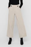 Jdy Jdygeggo Regular Fit Normal Bel Geniş Paça Kadın Pantolon 15208430 TAŞ