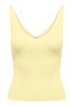 Jdy Jdynanna Slim Fit V Yaka Kolsuz Kadın Bluz 15180497 SARI