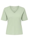 Jdy Jdyrex % 100 Pamuk Regular Fit V Yaka Kadın T Shirt 15352294 AÇIK YEŞİL
