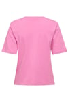 Jdy Jdyrex % 100 Pamuk Regular Fit Yuvarlak Yaka Kadın T Shirt 15344612 PEMBE